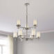 Huderson 9 Light 29 inch Brushed Nickel Chandelier Ceiling Light